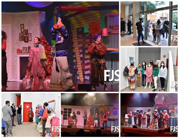 Momento de la primera de las cinco funciones de la obra/Francisco Javier Santana.